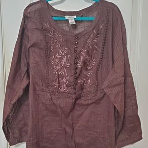 CHELSEA STUDIO EMBROIDERED TUNIC